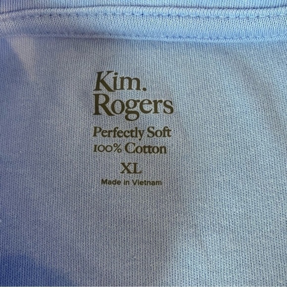 Kim Rogers women's size XL perfectly soft short sleeve Easter chick graphic tee - Picture 4 of 4